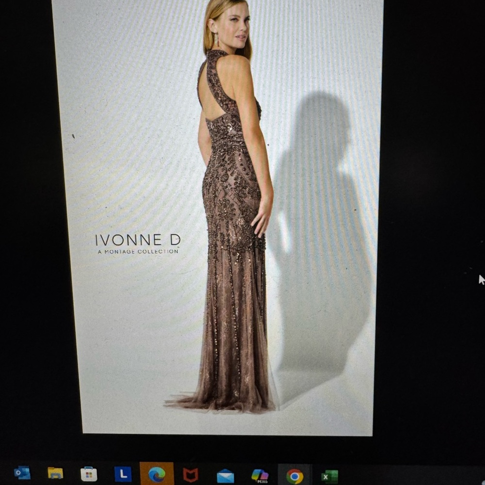 Backless Brown Gown